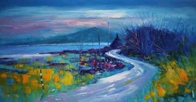 Early dawnlight on the Sound of Mull 16x30